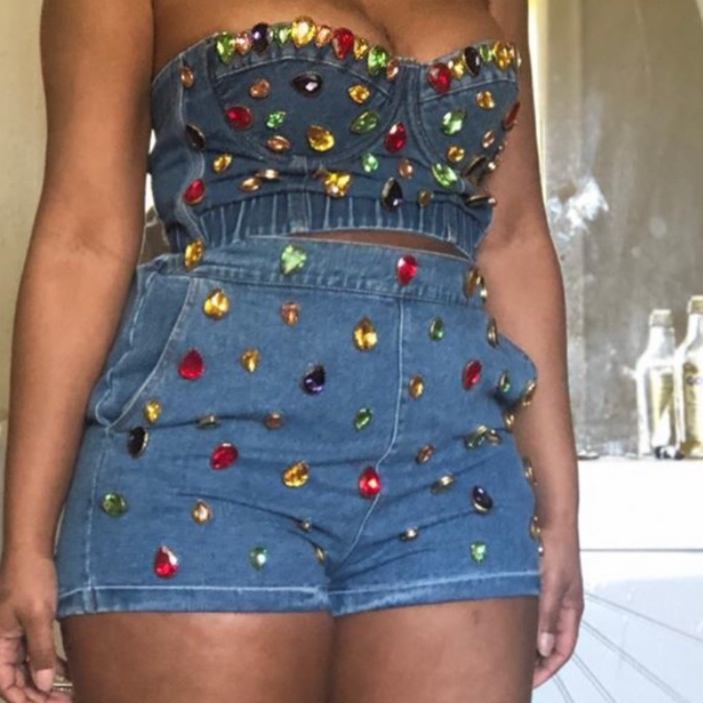 “She’s A Gem” Denim Two- Piece